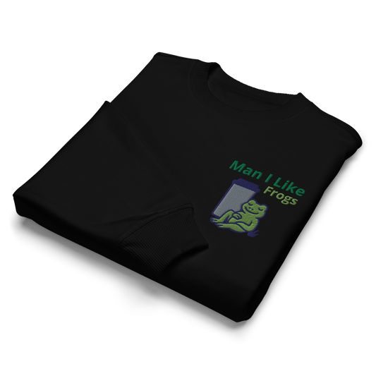 Embroidered Unisex organic oversized sweatshirt