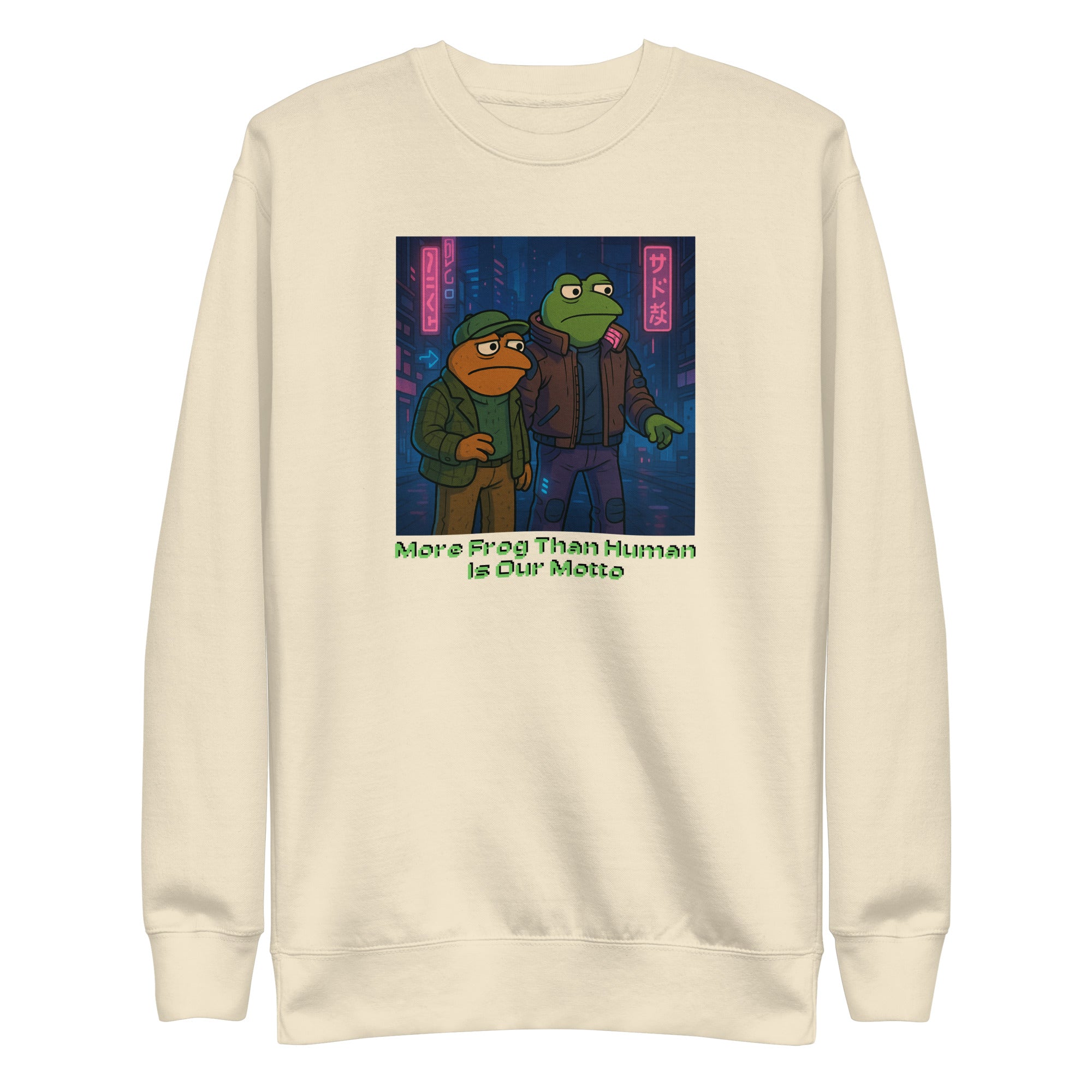 Frog Runner Premium Sweatshirt – Man I Like Frogs